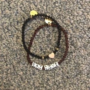 Little Words Project bracelet set